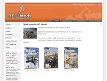 Tablet Screenshot of dc-mods.de
